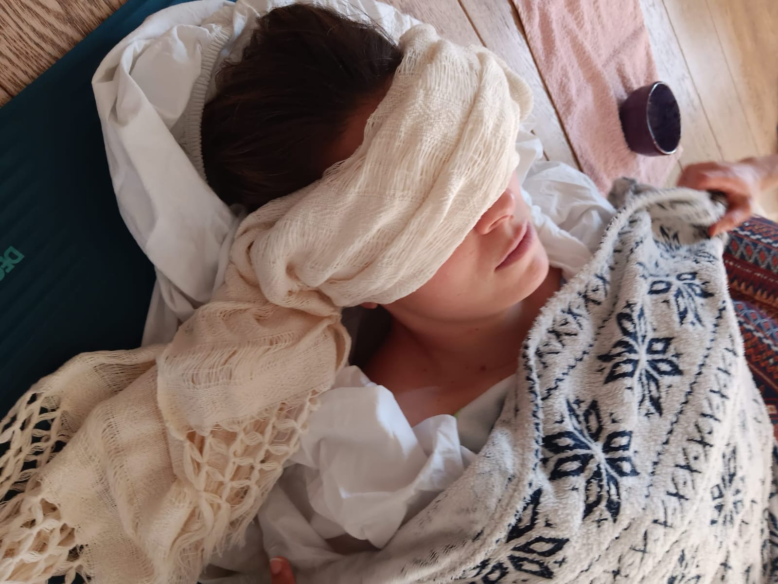 Soin rituel rebozo - 4 mains